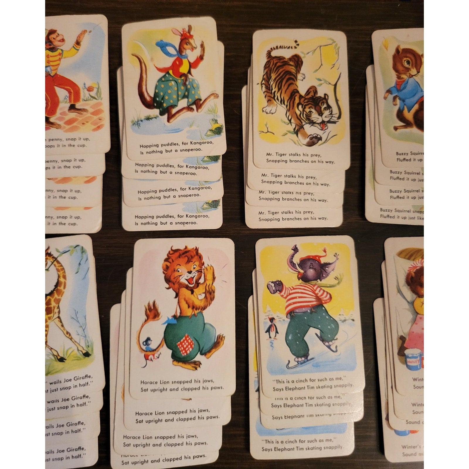 Vintage Whitman No. 5 Snap Mini Game - 45 Cards w/box instructions