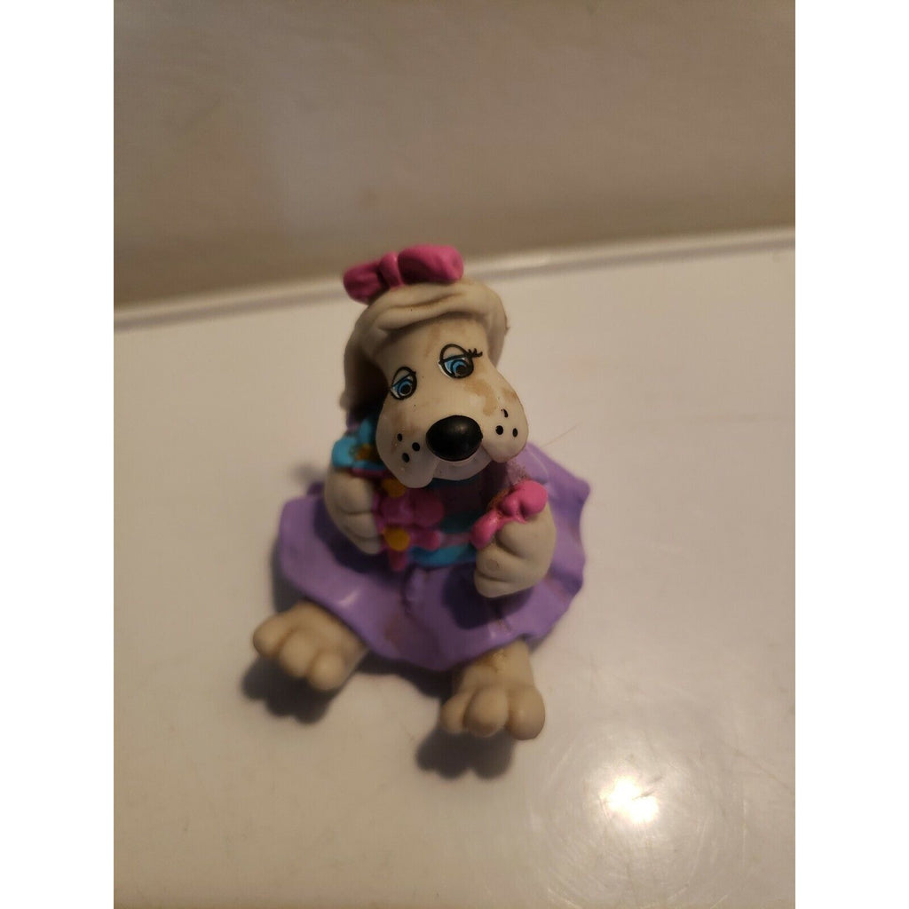 1985 Pound Puppies Figurine - Tutu, Hound, Puppy, Tonka, Hong Kong