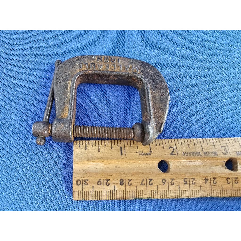 Vintage 1" C-Clamp - Malleable Iron Made In USA
