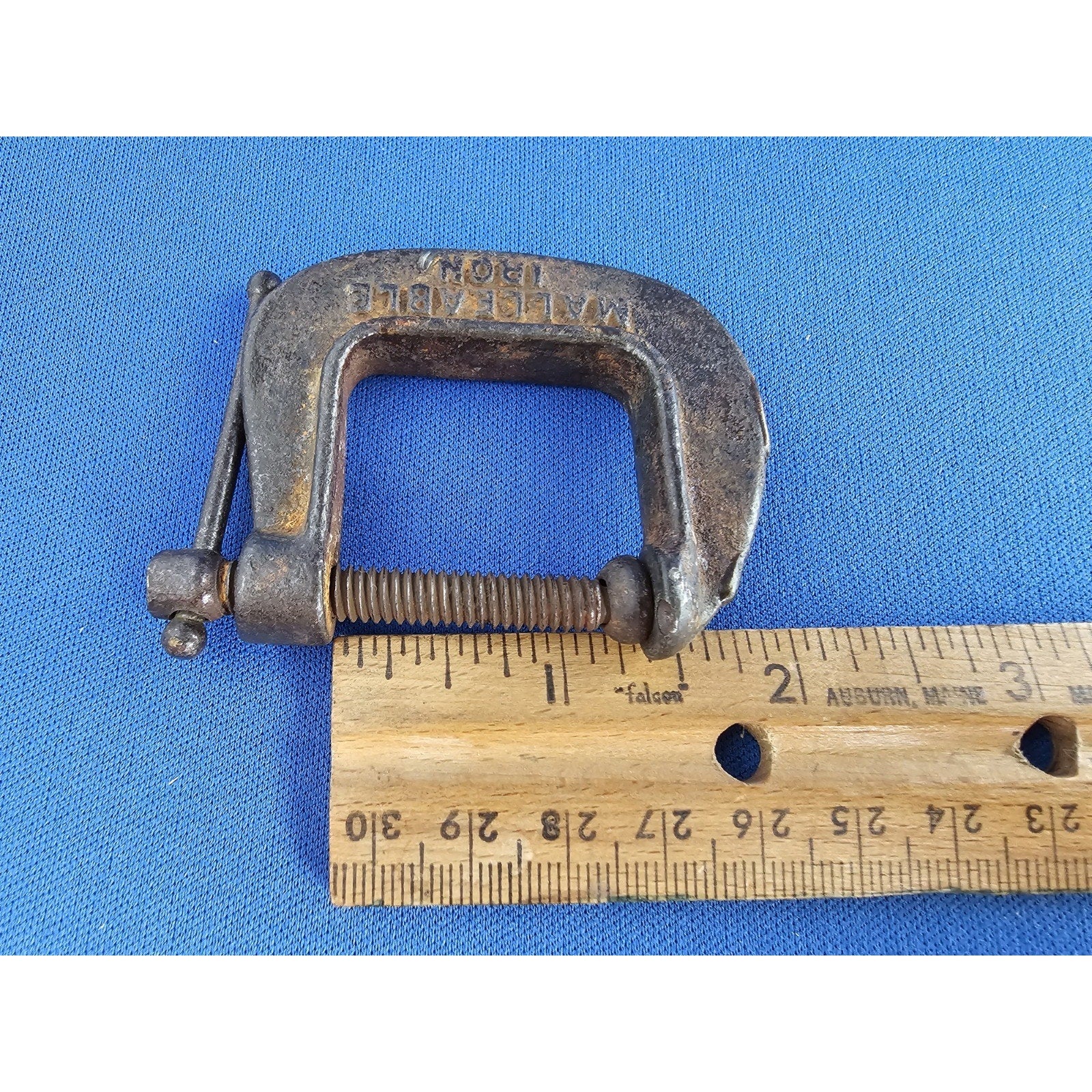 Vintage 1" C-Clamp - Malleable Iron Made In USA