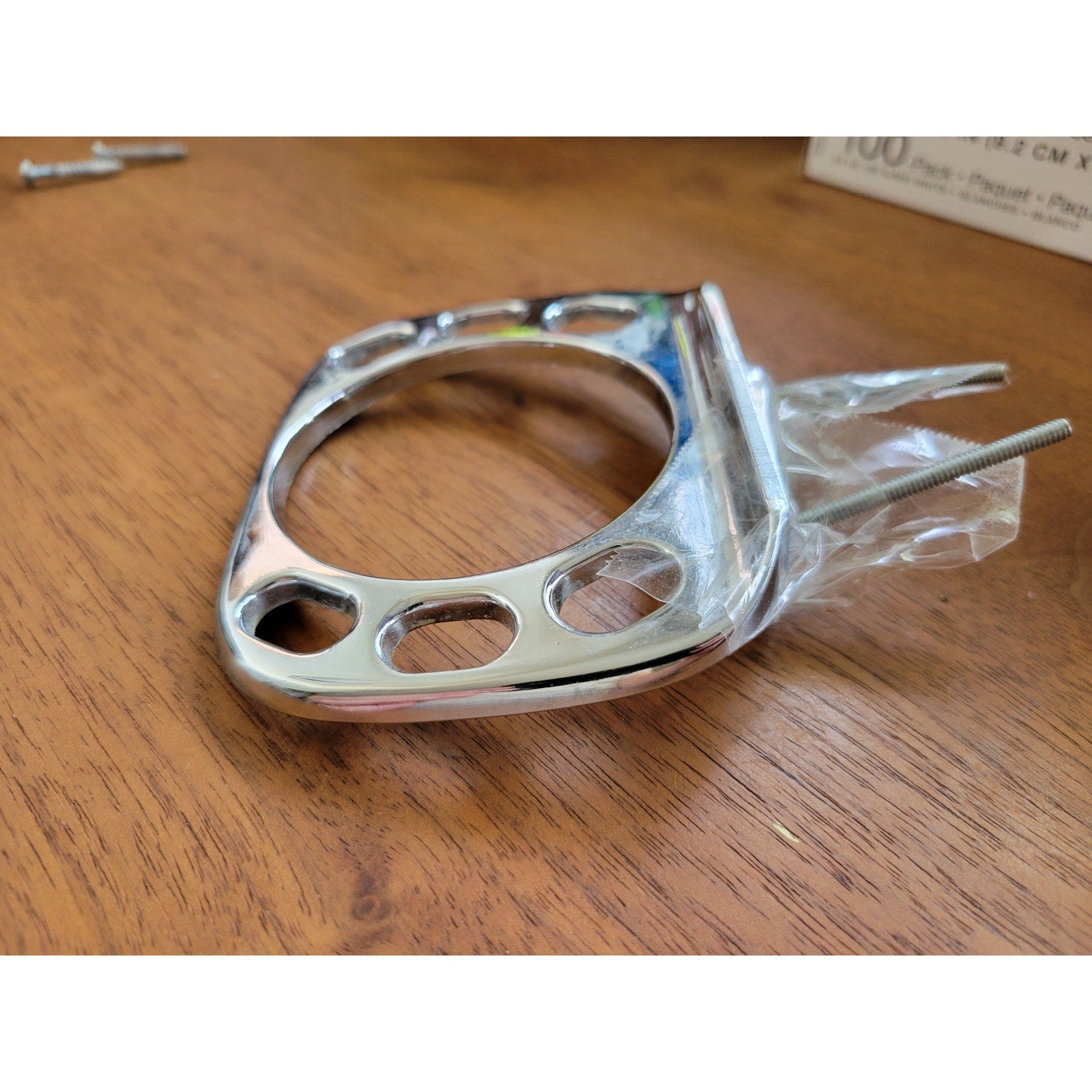 Vintage Hall Mack No. 4 Chrome Bathroom Wall 6-Brush Toothbrush and Cup Holder