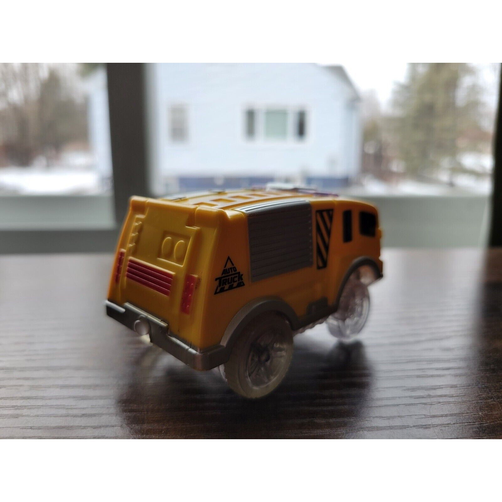 Mindscope Yellow Battery Operated Light Up Trax Car - Auto Truck Vehicle