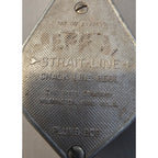 Vintage Irwin STRAIT-LINE Chalk Line Reel - Plumb Bob - Metal Case - USA