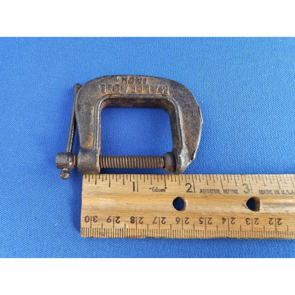Vintage 1" C-Clamp - Malleable Iron Made In USA