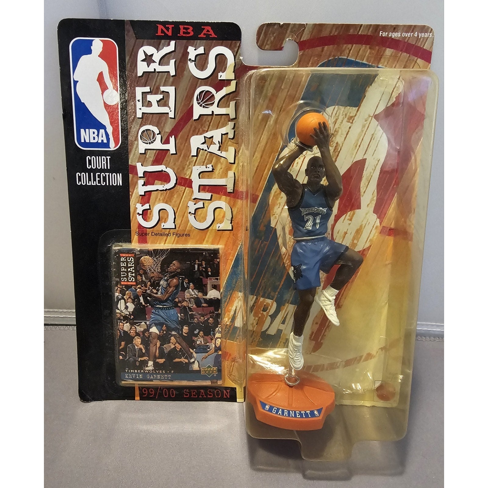 Vintage 1999-2000 Mattel Super Stars 24531 Kevin Garnett Minnesota Timberwolves