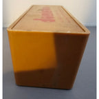 Vintage Black Urea Pieces w/Metal Spin Dominoes by Nico Products - 28 pcs w/Box