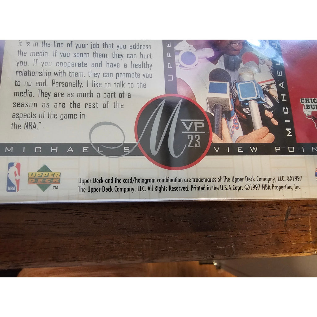 Michael Jordan 1997 Upper Deck #VP9 - View Points - NBA - Jumbo