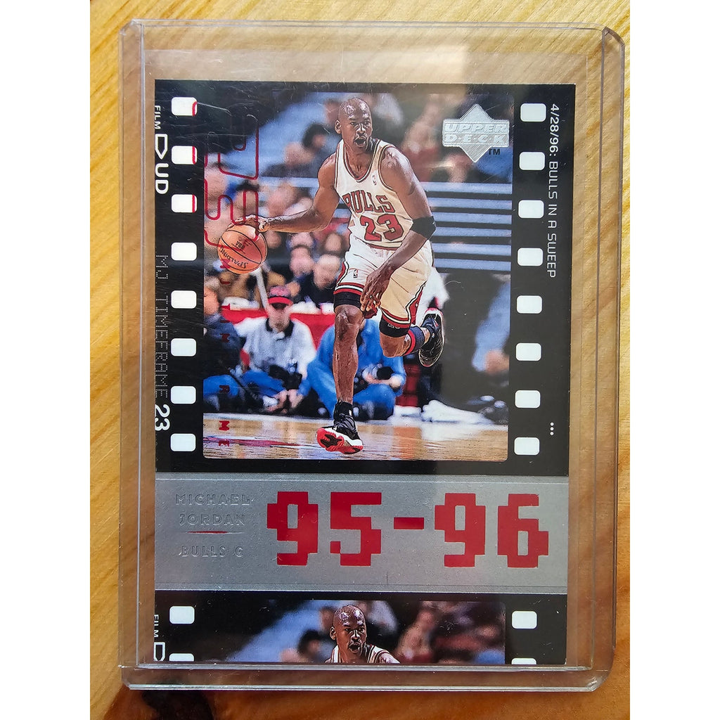 Michael Jordan 1998 Upper Deck Timeframe 23 #81 - Chicago Bulls - 95-96 - NBA