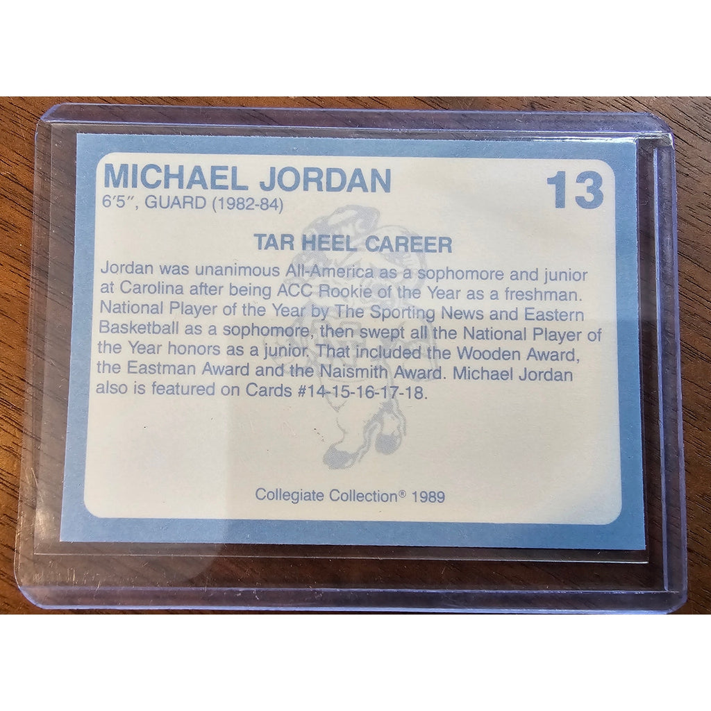 Michael Jordan 1989 Collegiate Collection #13 - Carolina's Finest 1st Edition