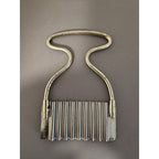Kenberry Crinkle-Cut Slicer Made in USA Vintage Kitchenware Metal Cutting Tool