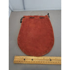 Vintage/1965 NOS Red Dart Mfg RP-79 -Heavy Duty Suede Reel Pouch w/Drawstring