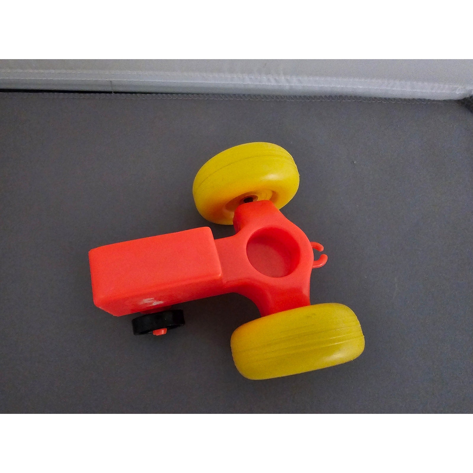 Vintage Fisher-Price Little People Yellow Farm Tractor - Made in the USA