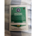 Anthony Edwards 2021-22 Panini Donruss Optic #83 - Minnesota Timberwolves