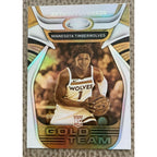 Anthony Edwards 2020-21 Panini Certified Gold Team #1 - Rookie - Minnesota Timberwolves