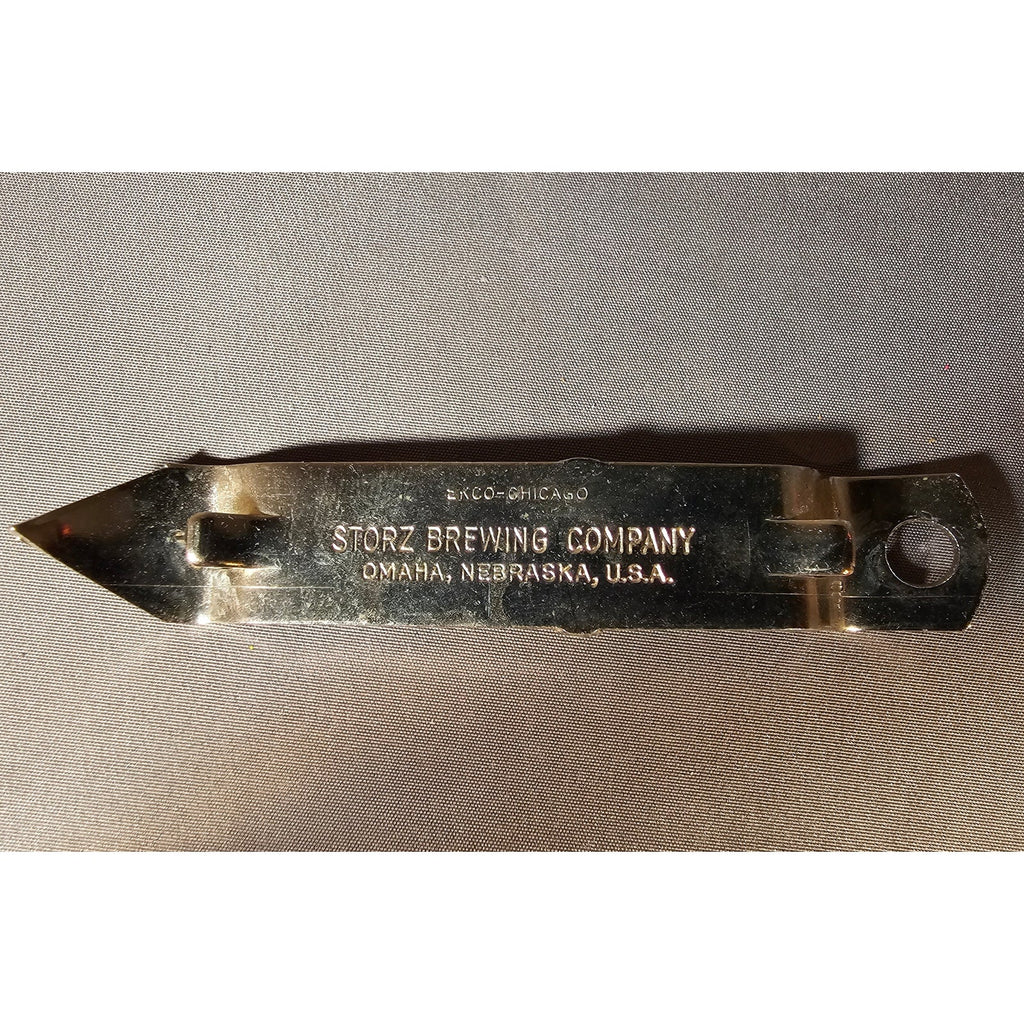 Vintage Storz Brewing Company Bottle Can Opener Bar Advertising Omaha, Nebraska