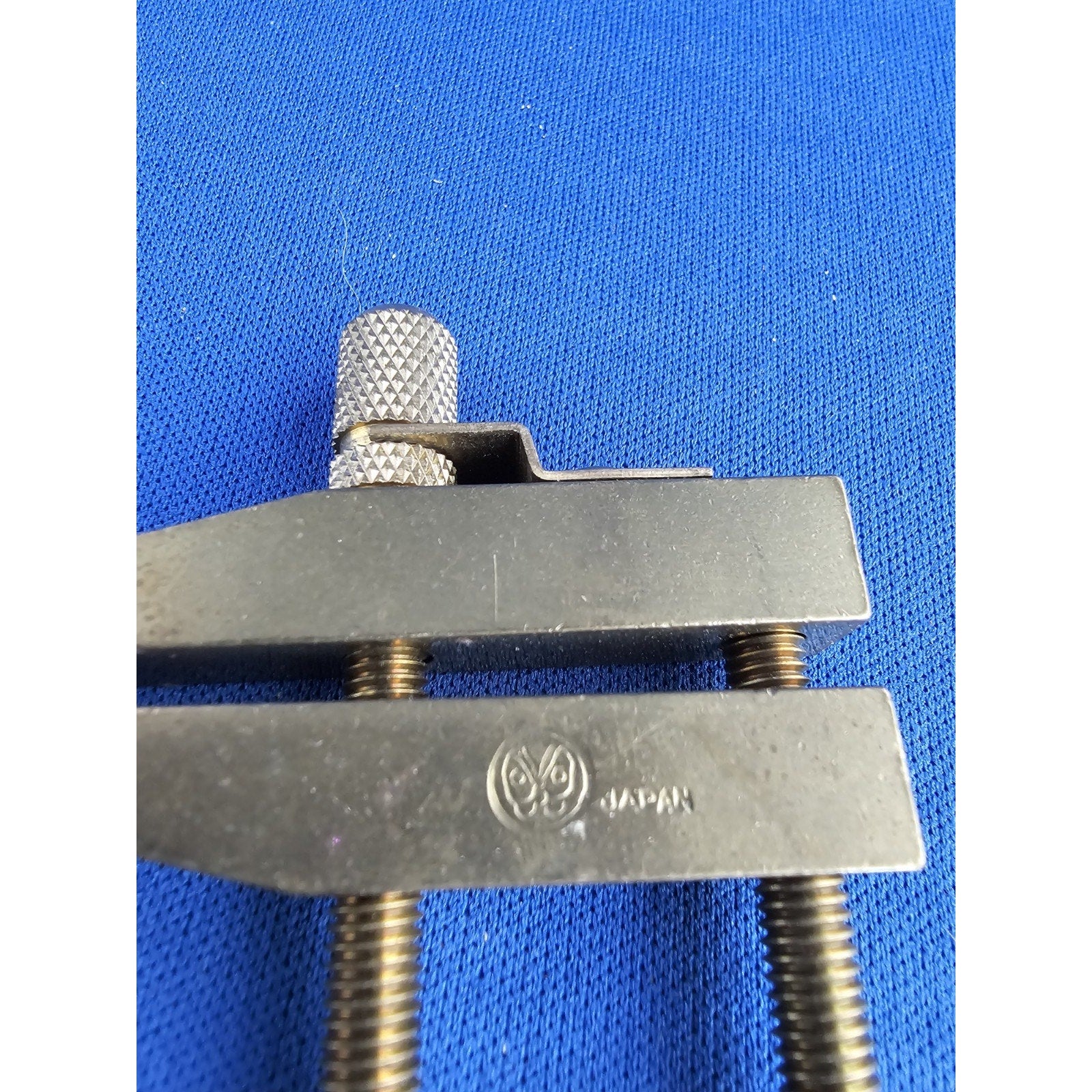 Vintage Brass Machinist Parallel Jaw Clamps 2" long - Butterfly Logo - Japan