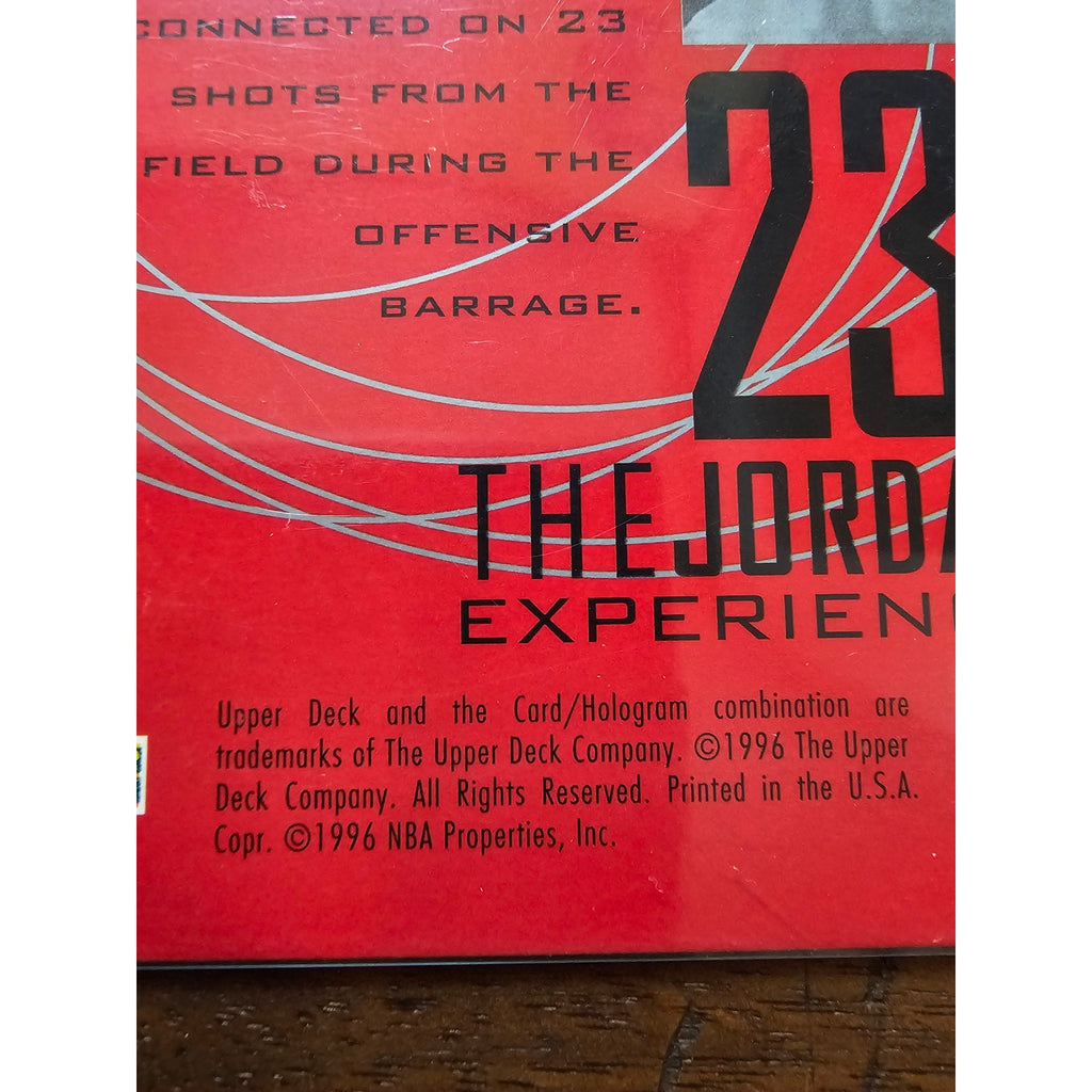 Michael Jordan 1996 Upper Deck 23 Nights #18 - Jordan Experience - NBA - Jumbo