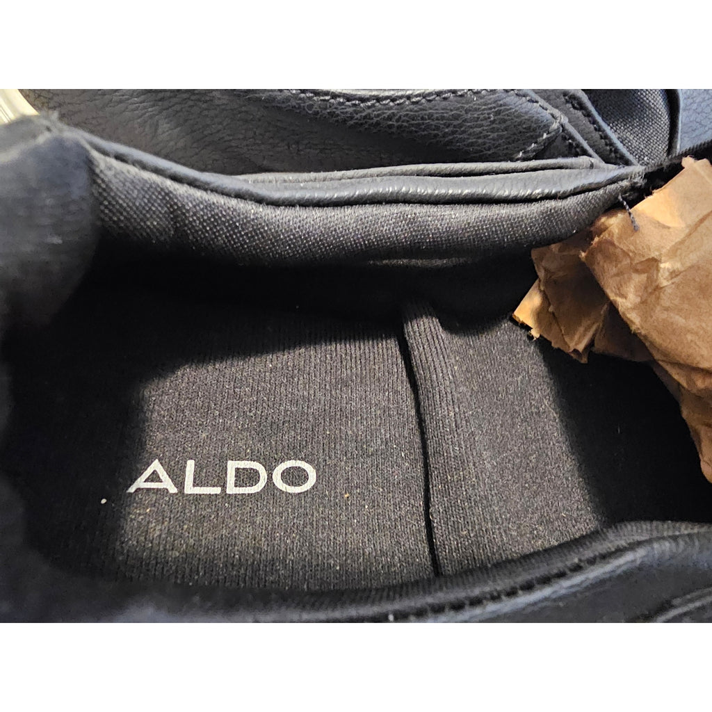 Aldo Black Slip On Loafers - Mens Size 44 (US 11) - Made in Italy - Never Worn