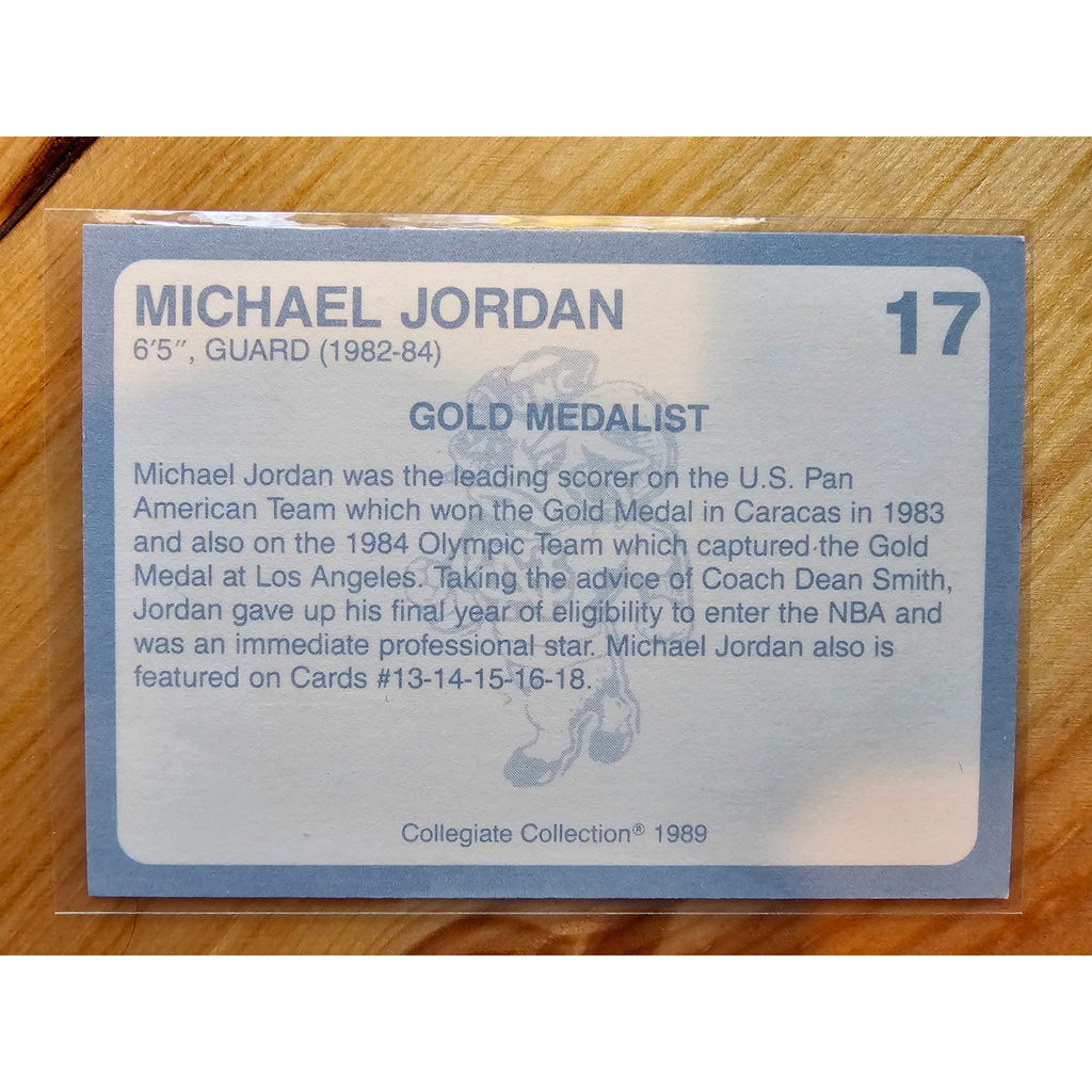 Michael Jordan 1989 Collegiate Collection #17 - Carolina's Finest - Fresh Pull