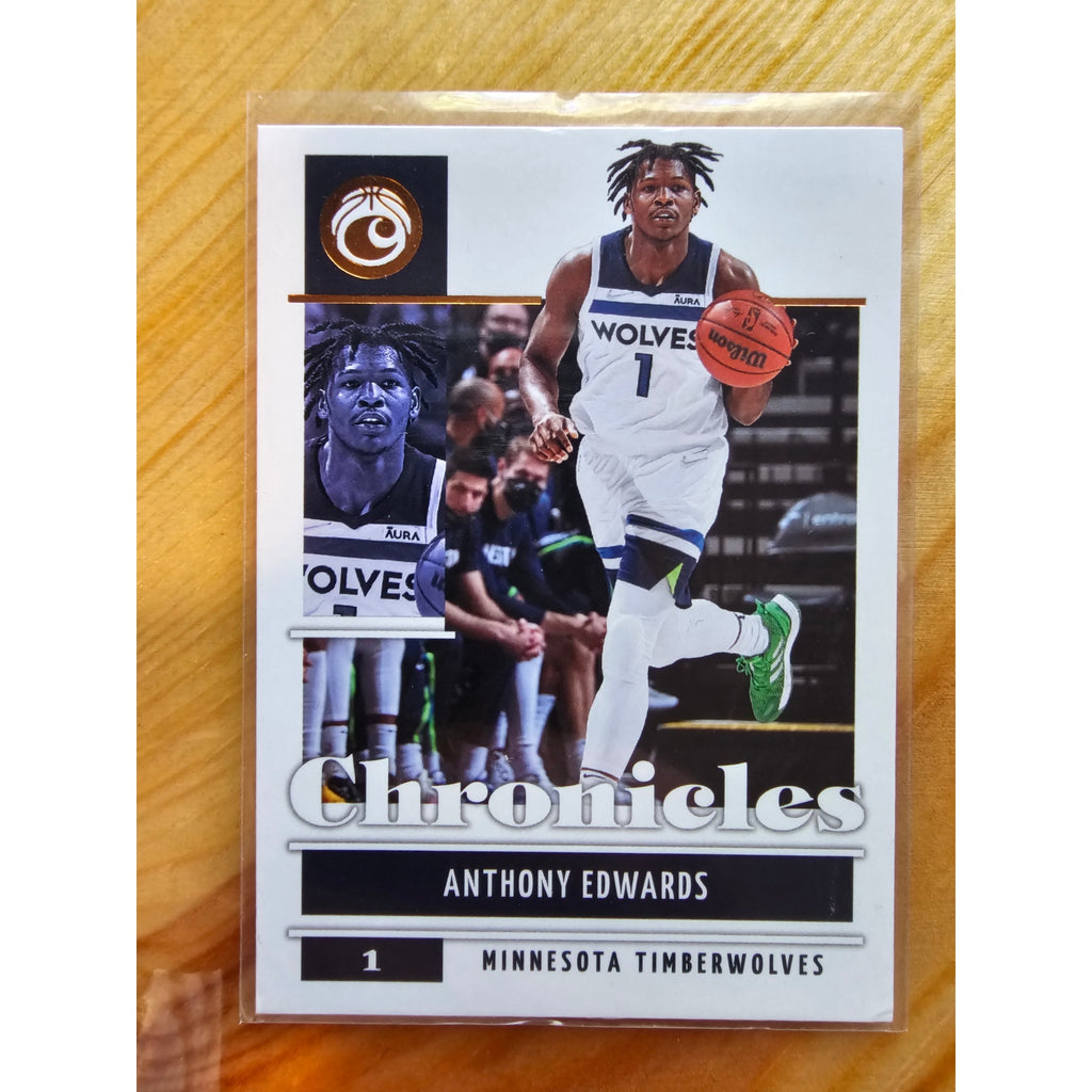 Anthony Edwards 2021-22 Panini Chronicles #8 - Bronze - Timberwolves - NBA