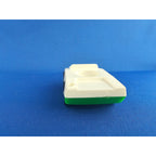 Vintage Fisher Price Little People Airport #996 - White/Green Car/Luggage Cart