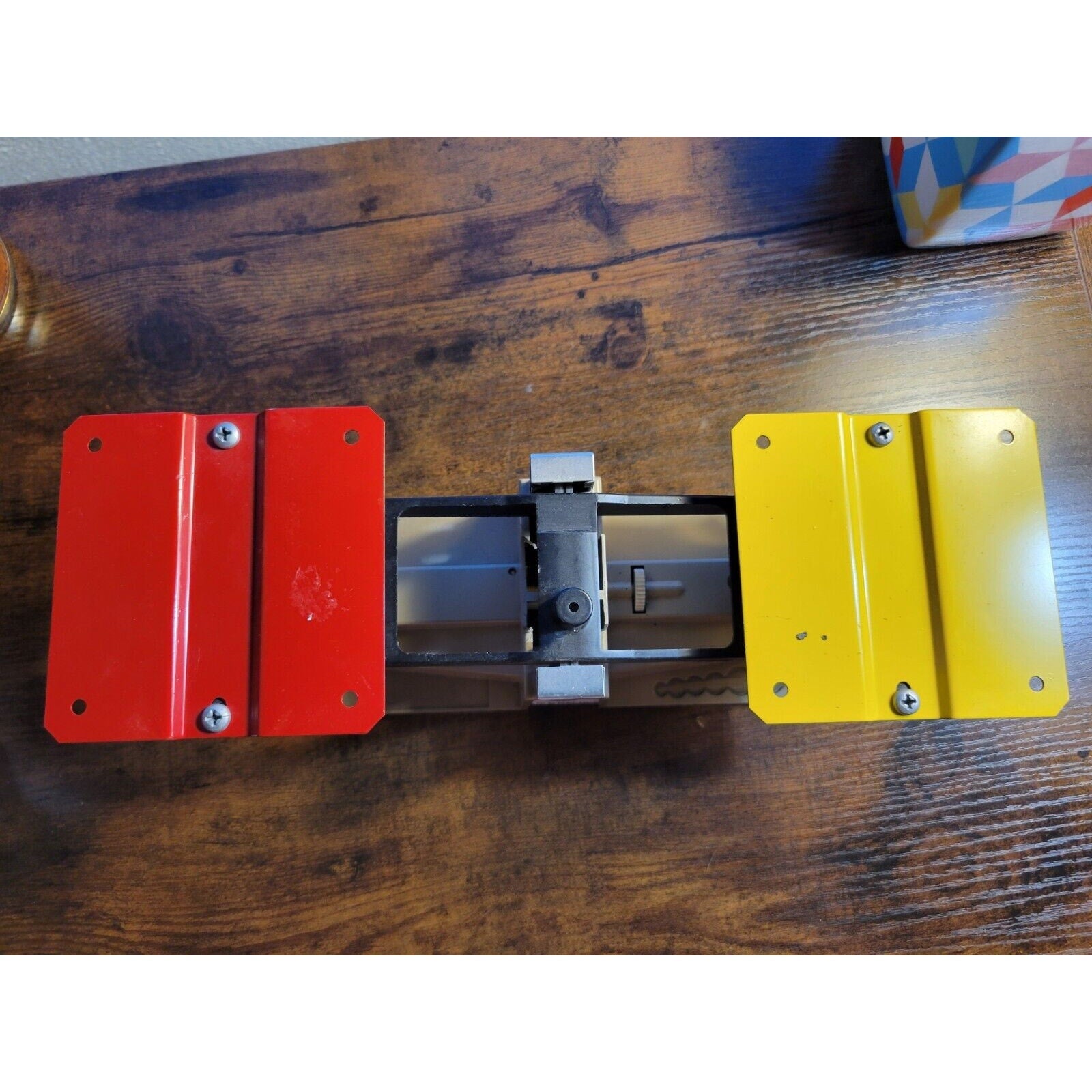 Vintage Red/Yellow Ohaus School Balance Scale Classroom/Homeschool