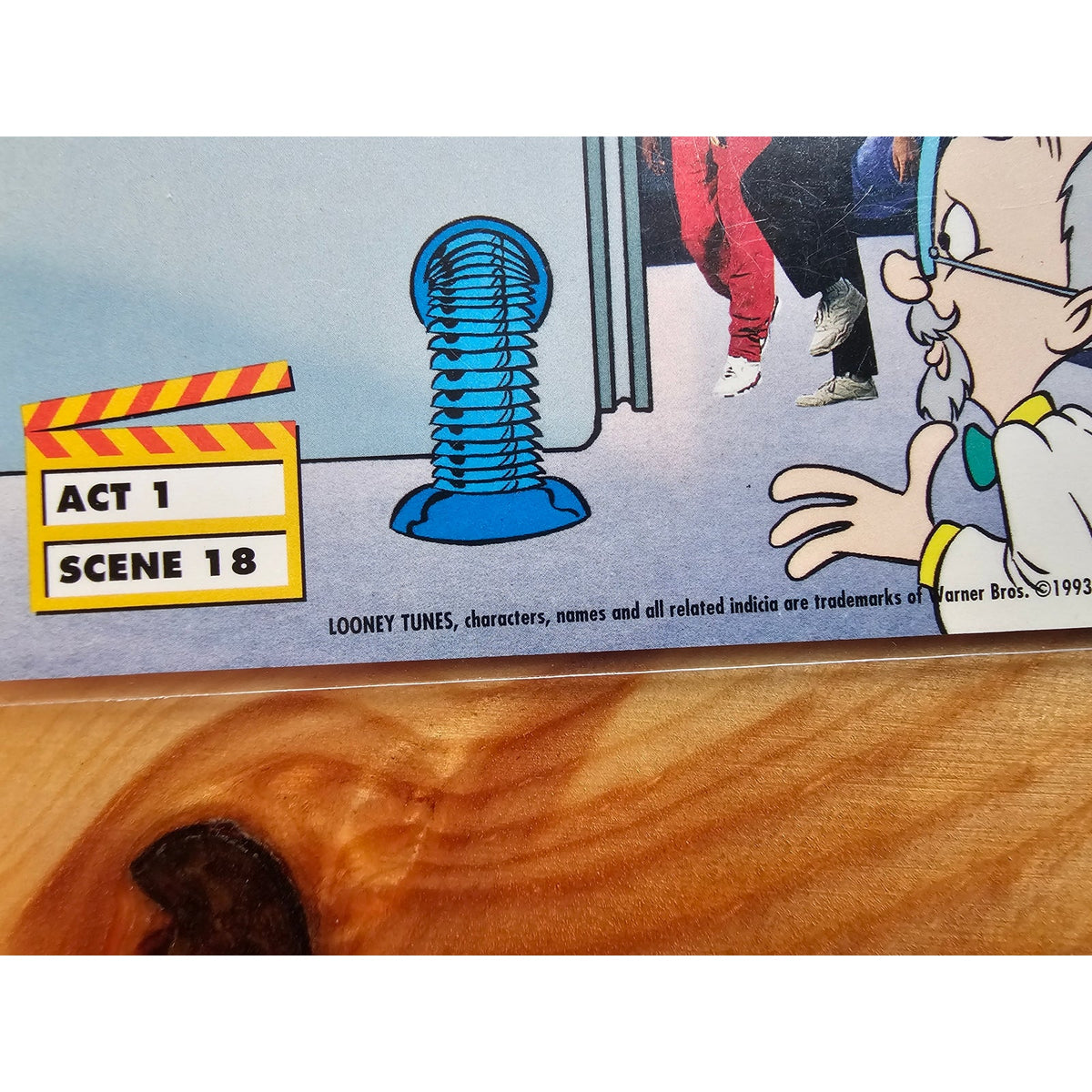 Michael Jordan 1993 Upper Deck Looney Tunes Act 1 Scene 3 - Bugs, Daffy, Gretzky