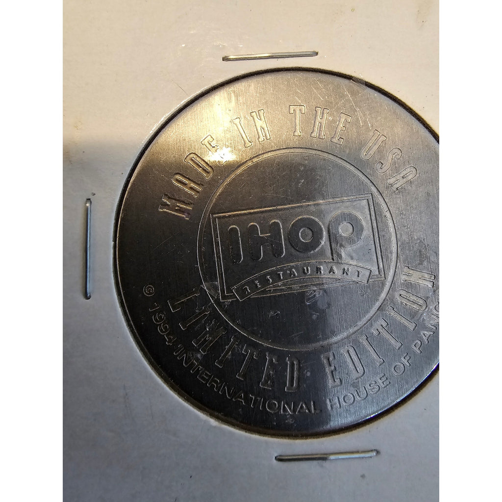 1994 IHOP - 100% Slid Steel LE Big Hopper Silver Token - "Made in the USA"
