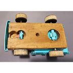 Vintage 1960's Fisher-Price #649 Stake Truck - FPT4306 - Aqua/Orange