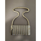 Kenberry Crinkle-Cut Slicer Made in USA Vintage Kitchenware Metal Cutting Tool