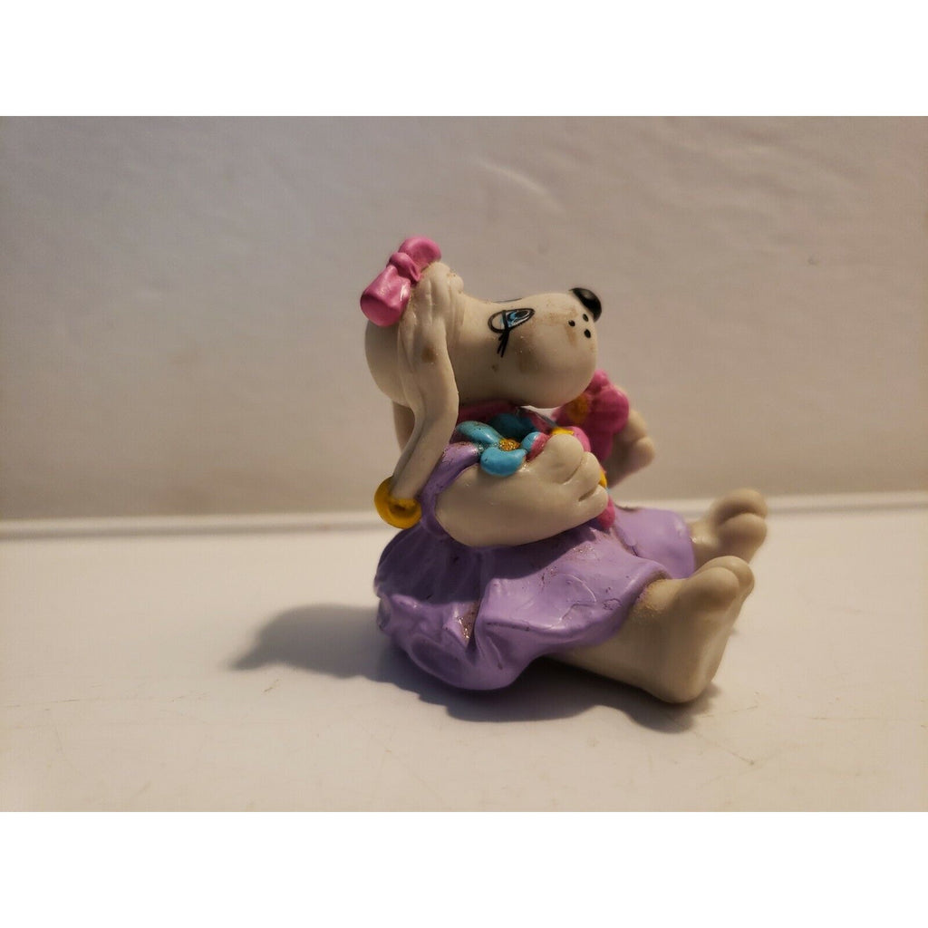 1985 Pound Puppies Figurine - Tutu, Hound, Puppy, Tonka, Hong Kong