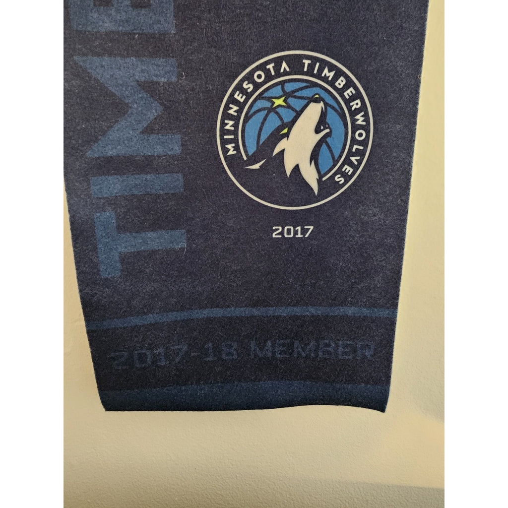 2017-2018 Minnesota Timberwolves Season Ticket Member Logo Wall Banner - 32"x8"