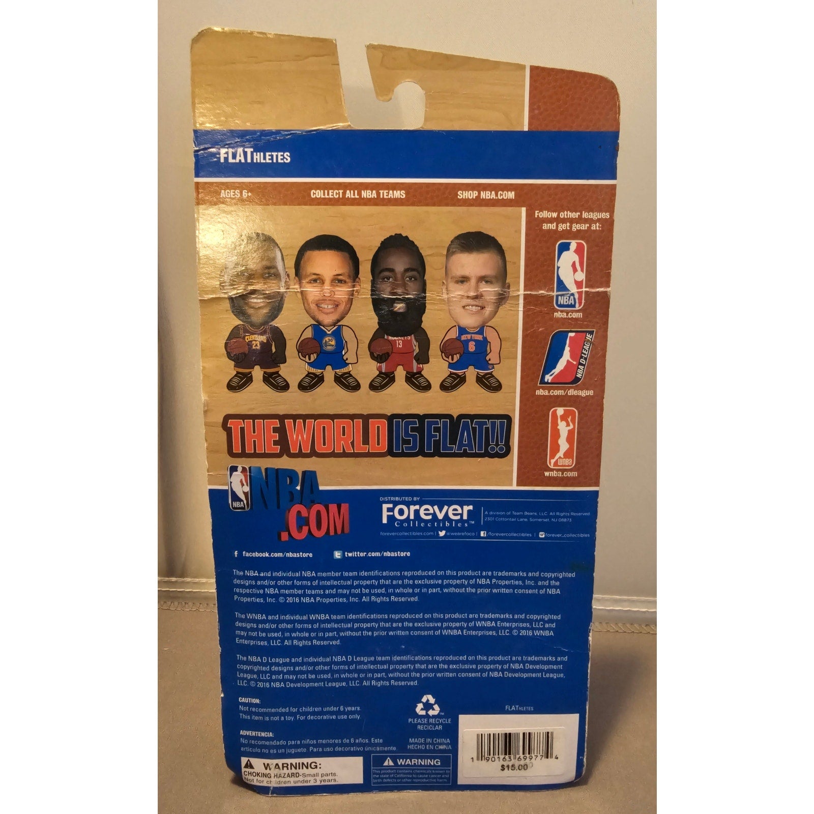 NIB 2016 FLAThletes Forever Collectibles - Zach LaVine - Timberwolves