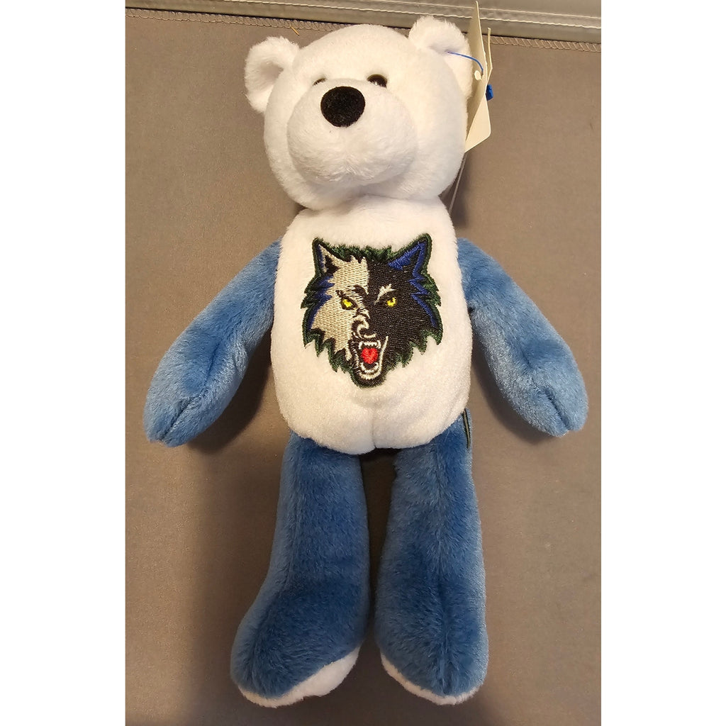 2000 Mattel Limited Treasures Minnesota Timberwolves Collectible Bear "Trees"