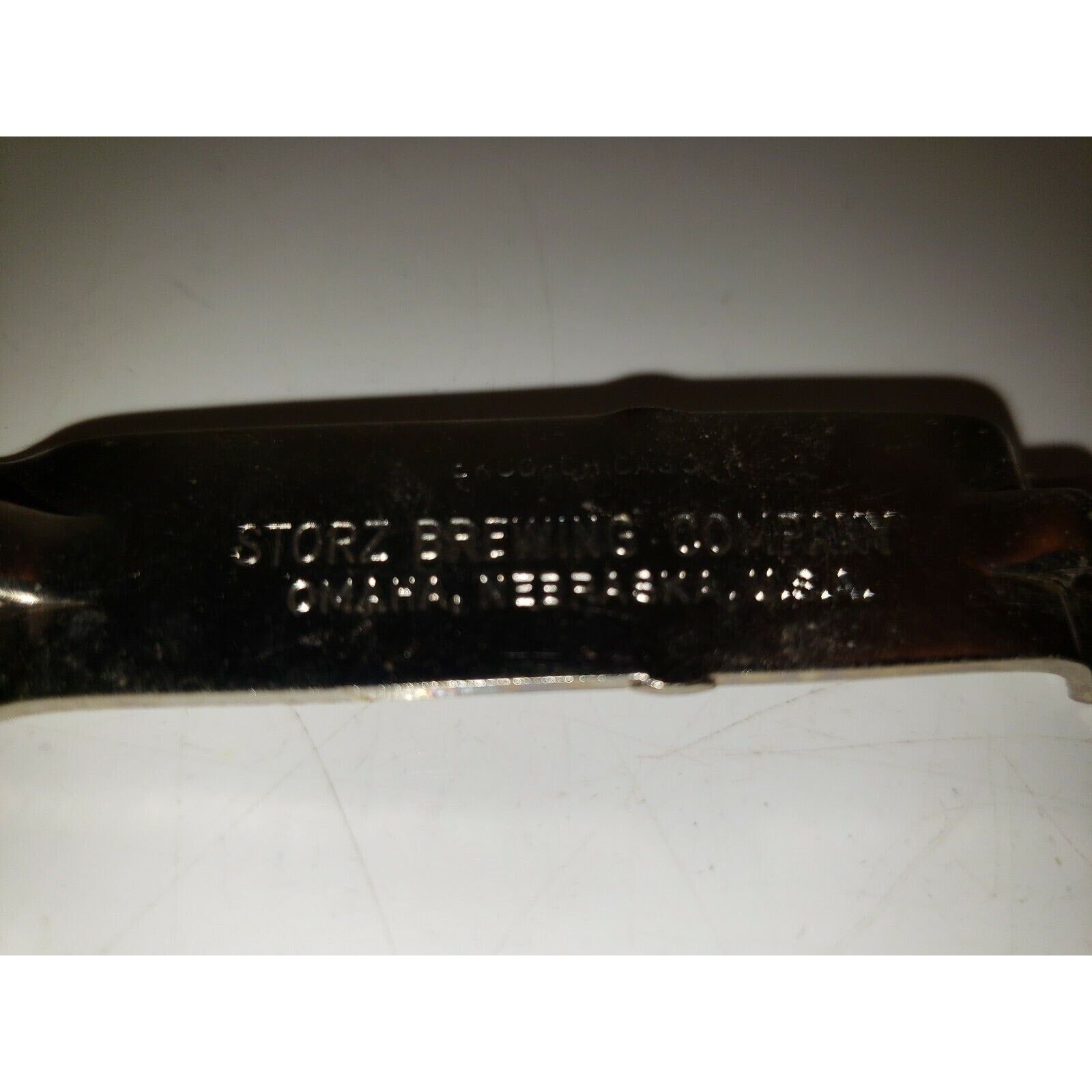 Vintage Storz Brewing Company Bottle Can Opener Bar Advertising Omaha, Nebraska