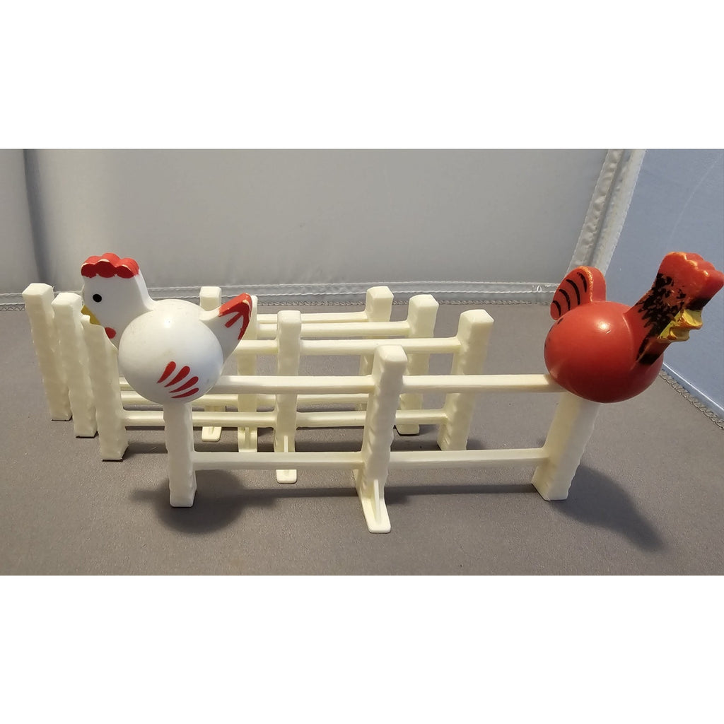 Lot of 16 Vintage 1967+ Fisher Price Little People #915 Play Family Farm w/Silo