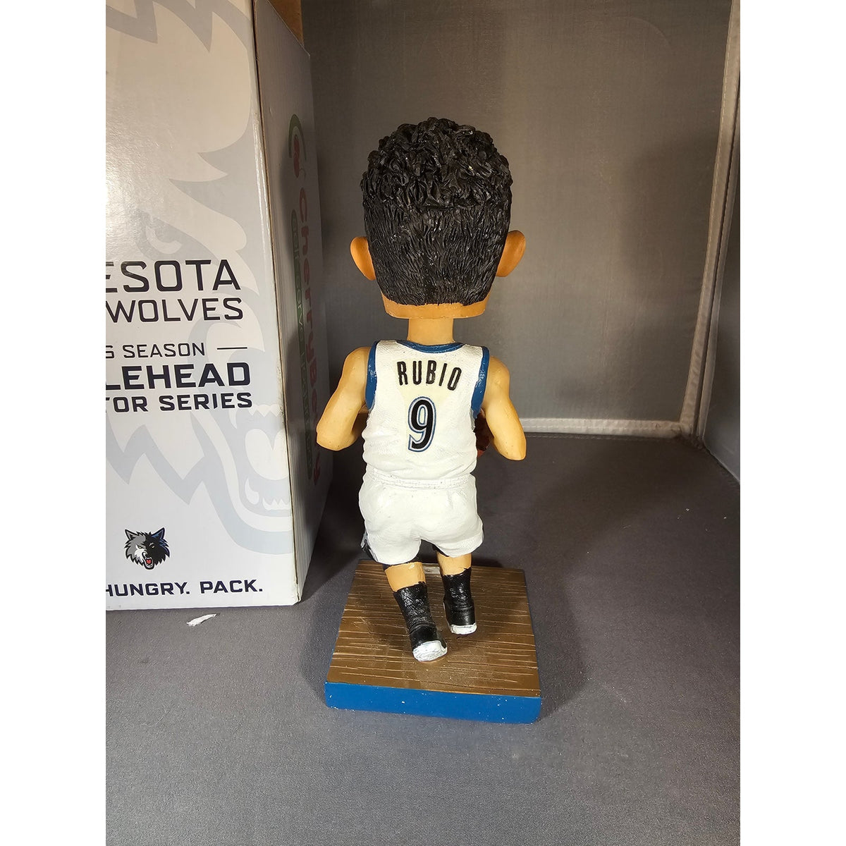 Ricky Rubio Cherry Berry Bobblehead Figure Minnesota Timberwolves SGA - 2015-16