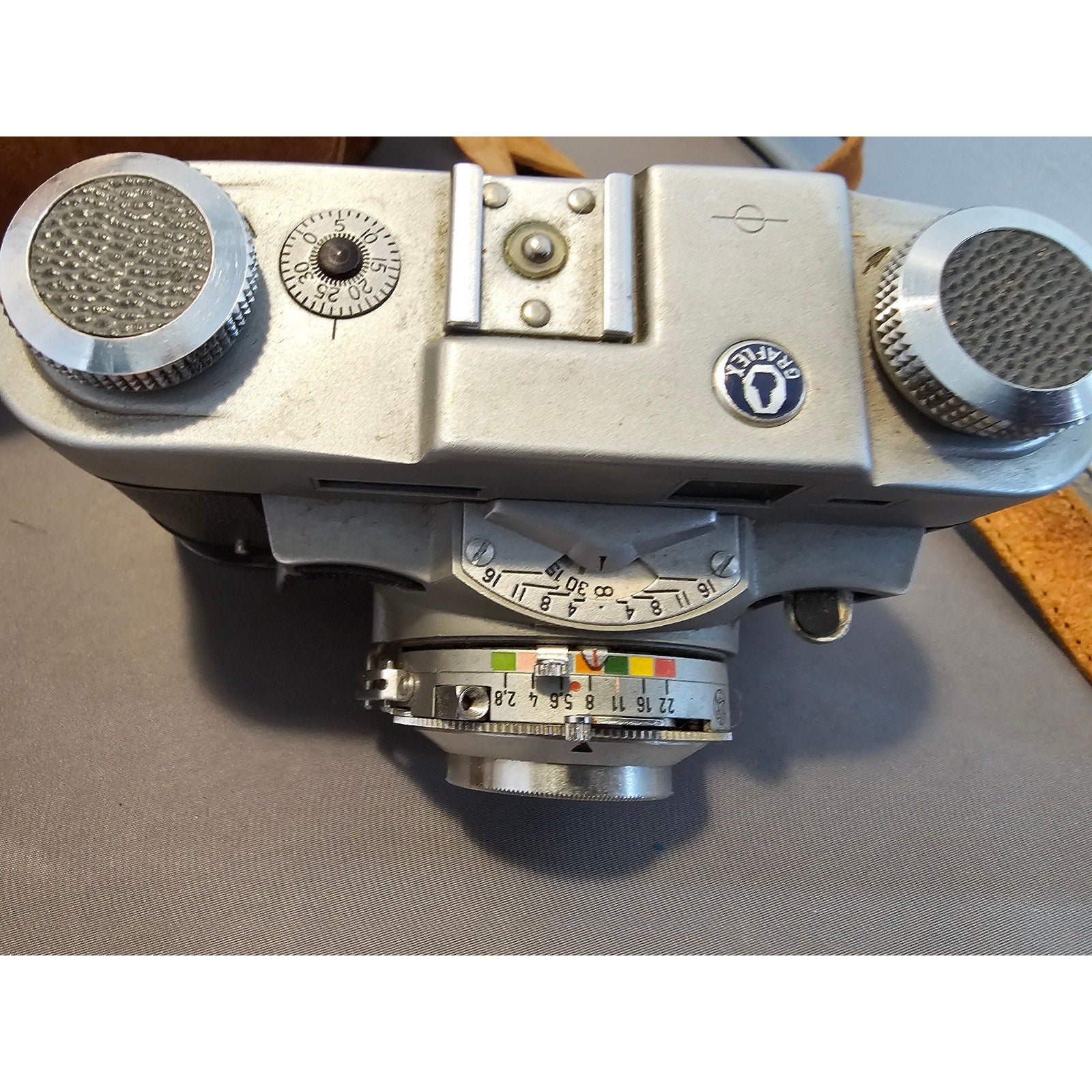 Vintage Graphic 35 Rangefinder Camera w/Case, Light Meter, Flash & Lenses