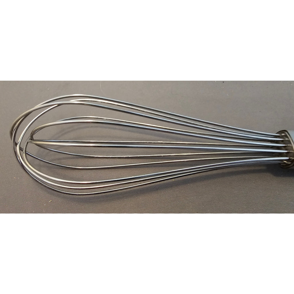 Figmint Stainless Steel Whisk w/Silver Handle - Whipping, Balloon, 9" - used