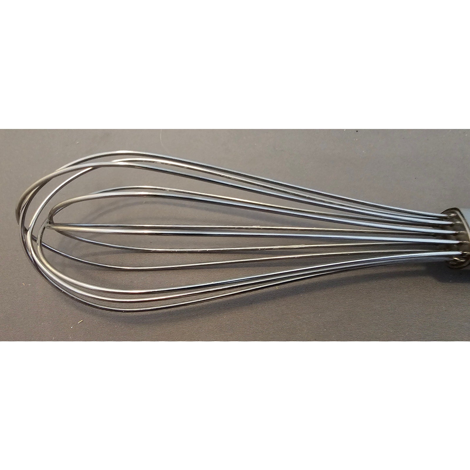 Figmint Stainless Steel Whisk w/Silver Handle - Whipping, Balloon, 9" - used