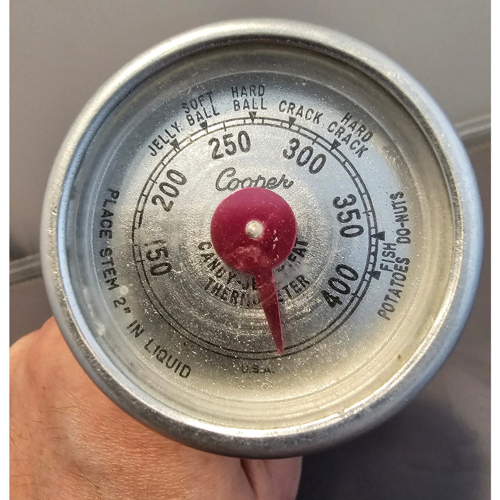 Vintage Cooper Candy/Jelly/Fat Deep Frying Thermometer - USA