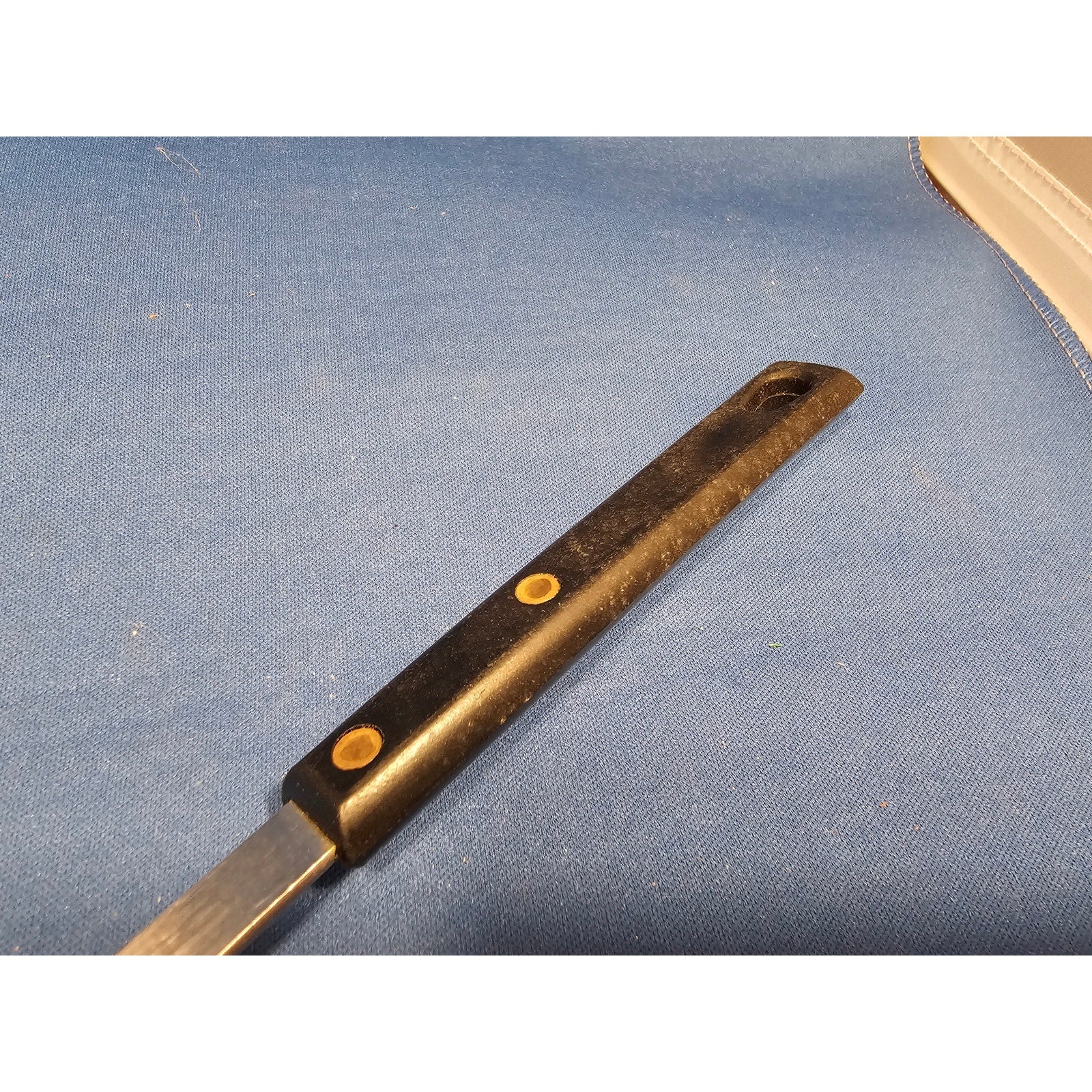 Vintage Royal Brand Sharpcutter Stainless Steel Soup Ladle w/Plastic Handle