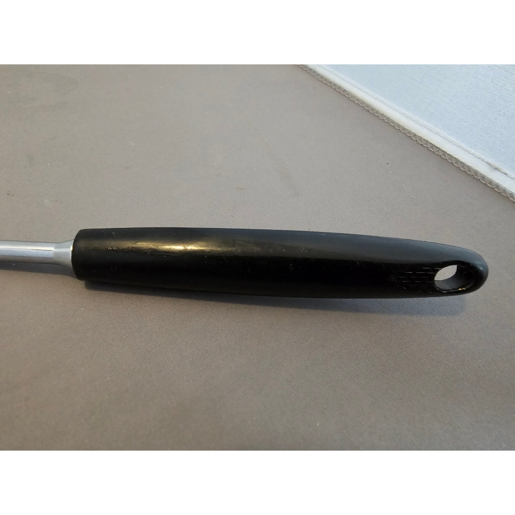 Vintage Ekco 2-Prong Serving Fork w/Black Plastic Handle - 12-1/2” Length - USA