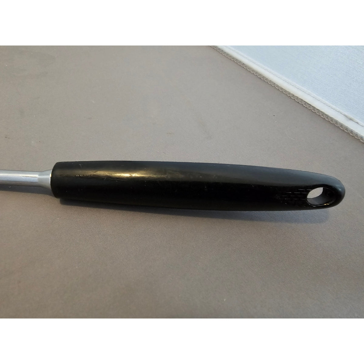 Vintage Ekco 2-Prong Serving Fork w/Black Plastic Handle - 12-1/2” Length - USA