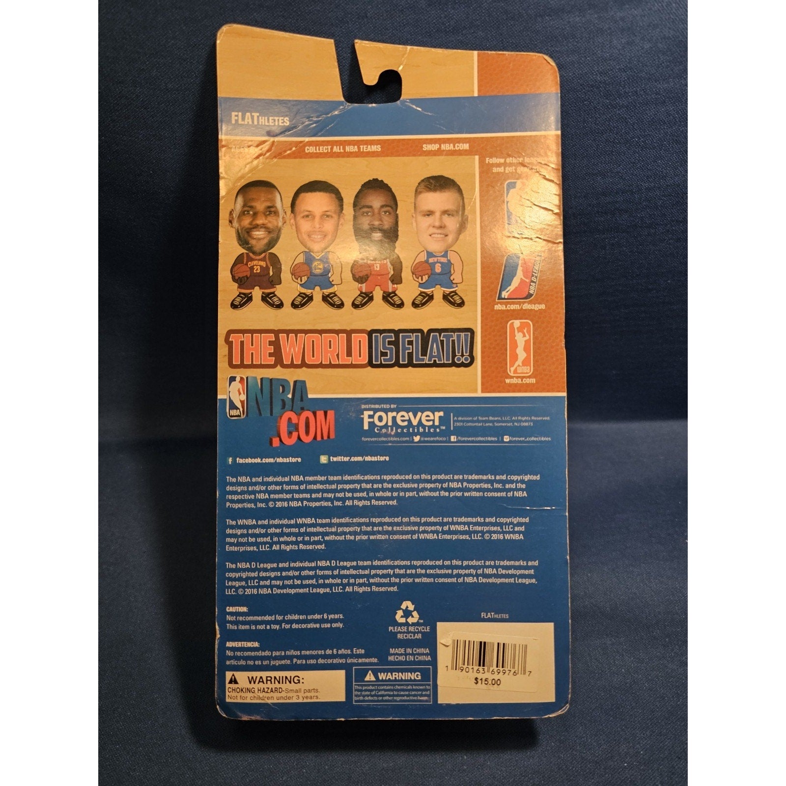 NIB 2016 FLAThletes Forever Collectibles - Karl-Anthony Towns - Minnesota Timberwolves