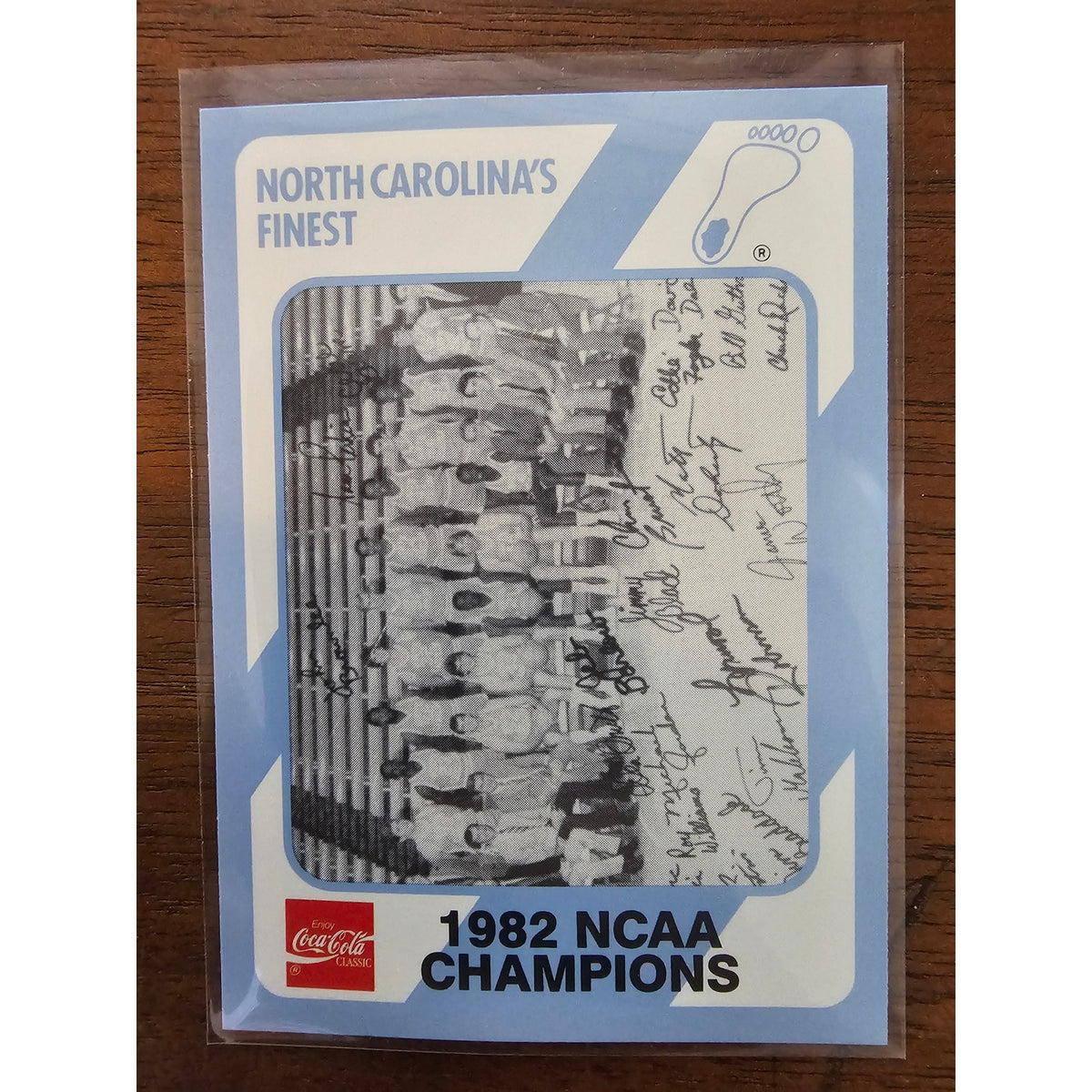 1982 NCAA Champions - 1989 Collegiate Collection #200  - North Carolina's Finest