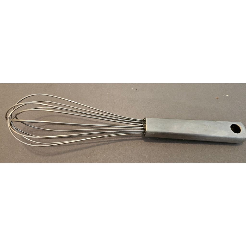Figmint Stainless Steel Whisk w/Silver Handle - Whipping, Balloon, 9" - used