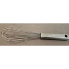 Figmint Stainless Steel Whisk w/Silver Handle - Whipping, Balloon, 9" - used