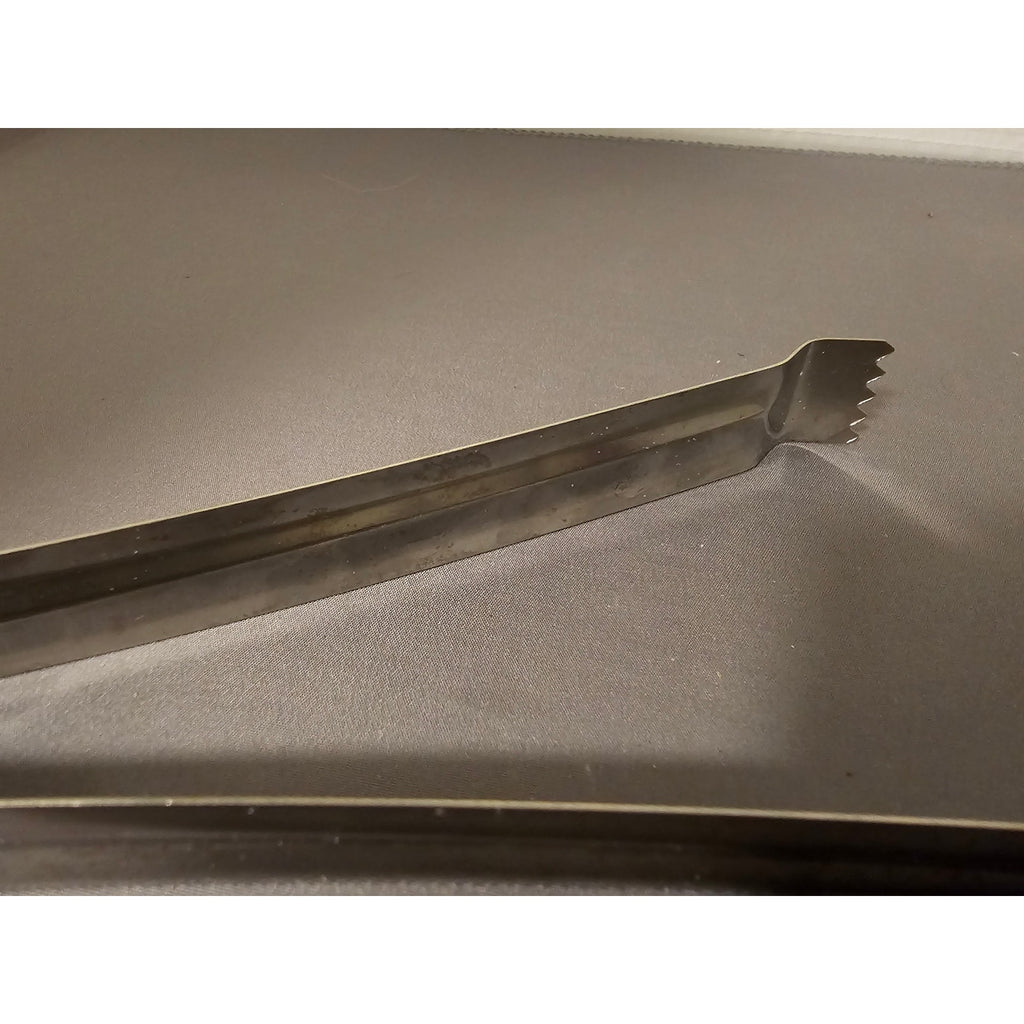 Stainless Steel Buffet Serving Tongs - Double Fork - 7" (in)
