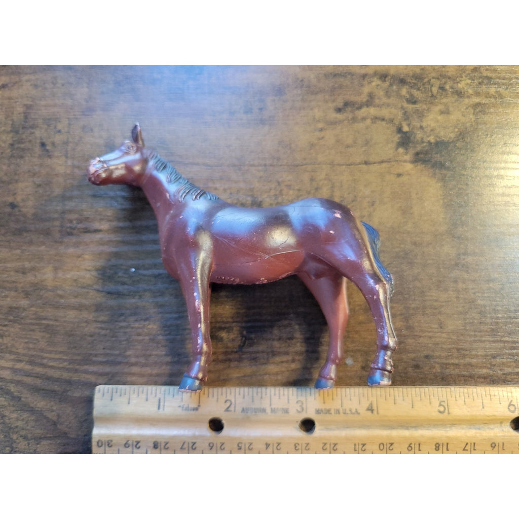 1994 TM Brown Toy Horse - Animal Figure - Farm Toy - China